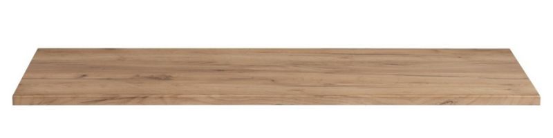 Badeværelsesbordplade Capri Oak 121x46 cm Egetræ Gylden Mat 1 stk.