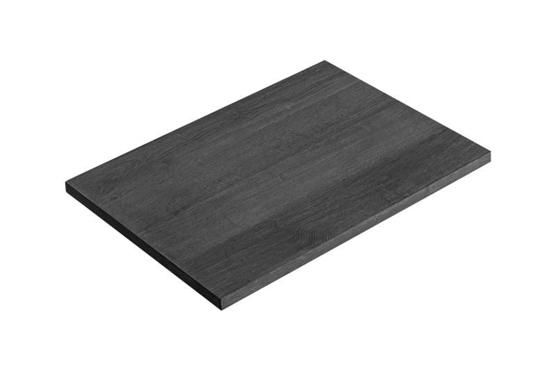 Badeværelsesbordplade 60,2 x 46 cm Egetræsfinér Brun
