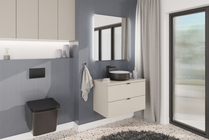 Badeværelsesbordplade Dalia 80 cm Kasmir Mat Laminat