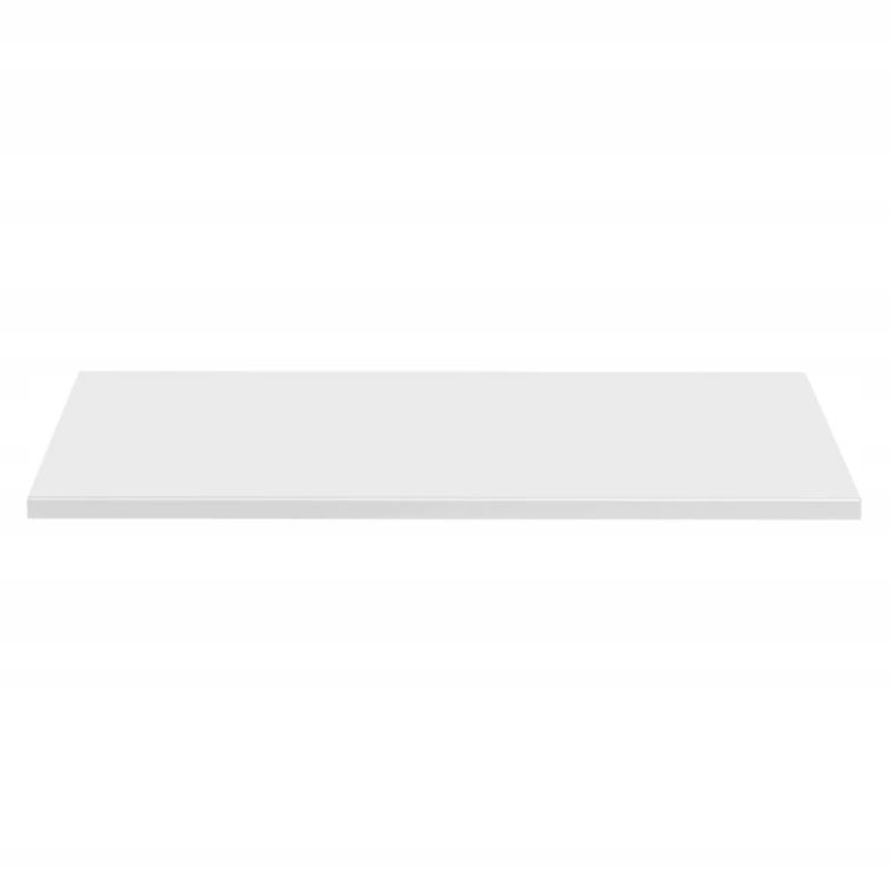 Badeværelsesbordplade 80,4 cm Hvid MDF Mat