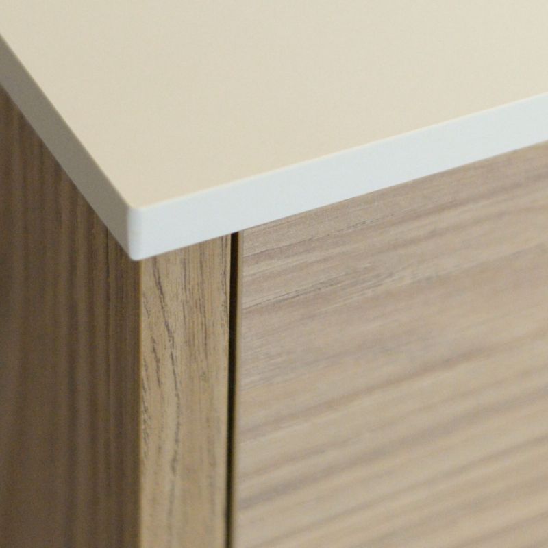 Badeværelsesbordplade HPL til Skab 50 cm 50,5x40 cm Snow White 8685SU