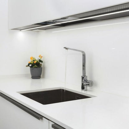Badeværelsesbordplade HPL til Skab 50 cm 50,5x40 cm Snow White 8685SU