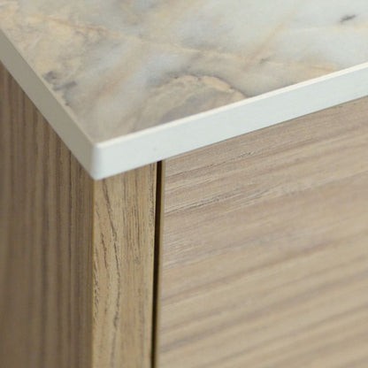 HPL Badeværelsesbordplade 51 x 35,5 cm Breccia Vivaldo 12 mm