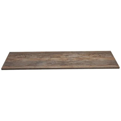 Badeværelsesbordplade Santa Fe Oak 120 cm Dæk Vintage Laminat