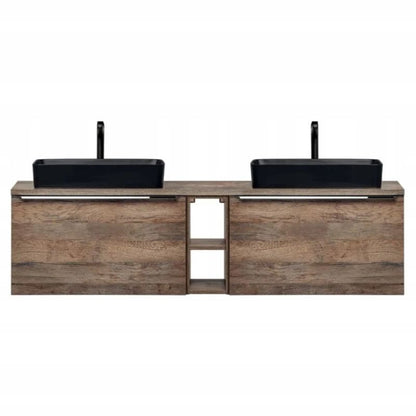 Badeværelsesbordplade Santa Fe Oak 180 cm Egetræ Vintage Laminat