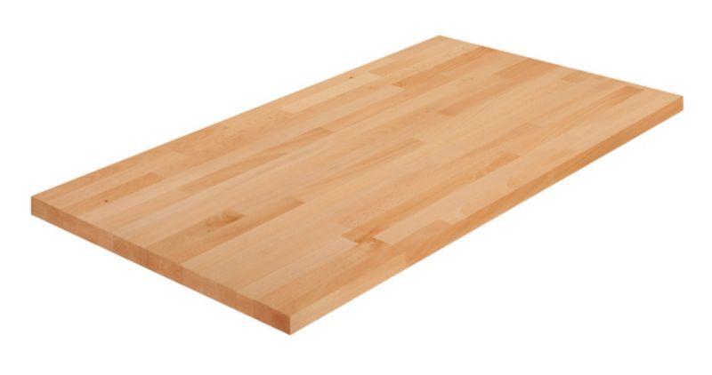 Massivt bøgetræsbordplade 2,7 x 60 x 300 cm mat