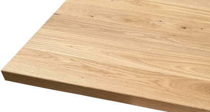 Træbordplade 3,7 x 62 x 246 cm vildt olieret eg