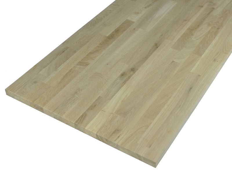 Træbordplade 3,7 x 62 x 300 cm i eg