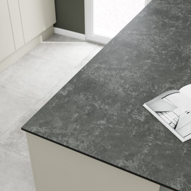 GoodHome Nepeta kompaktlaminatbord 1,2 x 62 x 300 cm keramisk mineral
