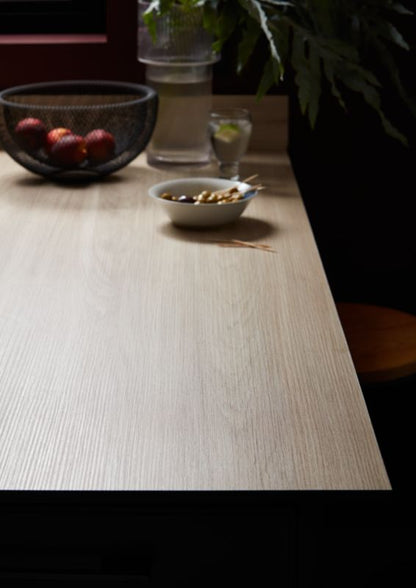 GoodHome Nepeta kompaktbordplade 1,2 x 62 x 300 cm mid deep wood