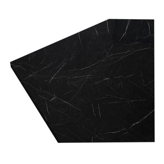 Kompaktbordplade Marmor 1,2 x 62 x 300 cm mørkegrå