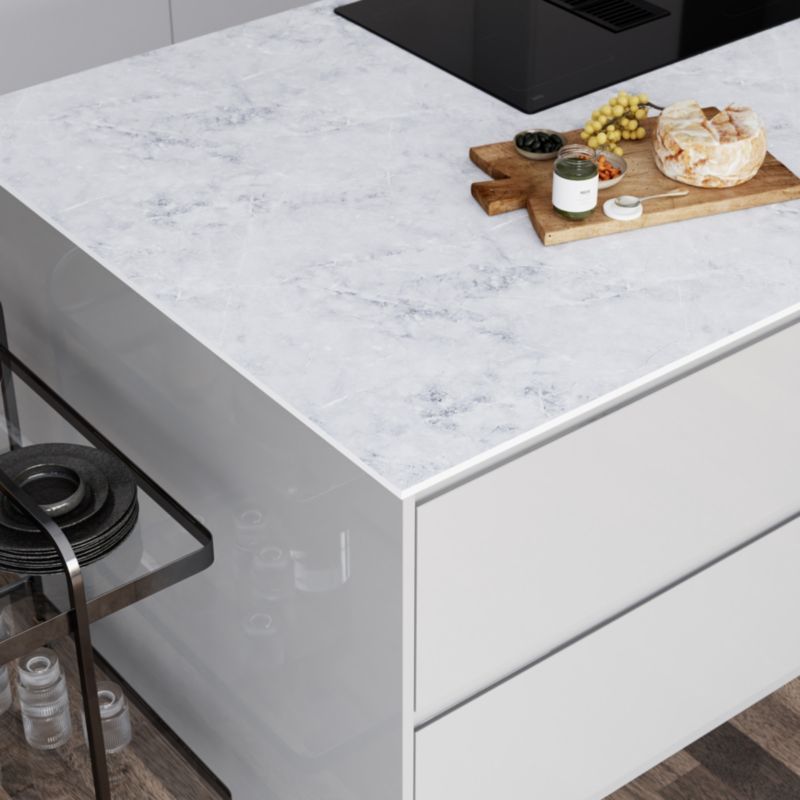 Kompositbordplade Neutral Statuario/Venice Marble 12x620x3000 mm