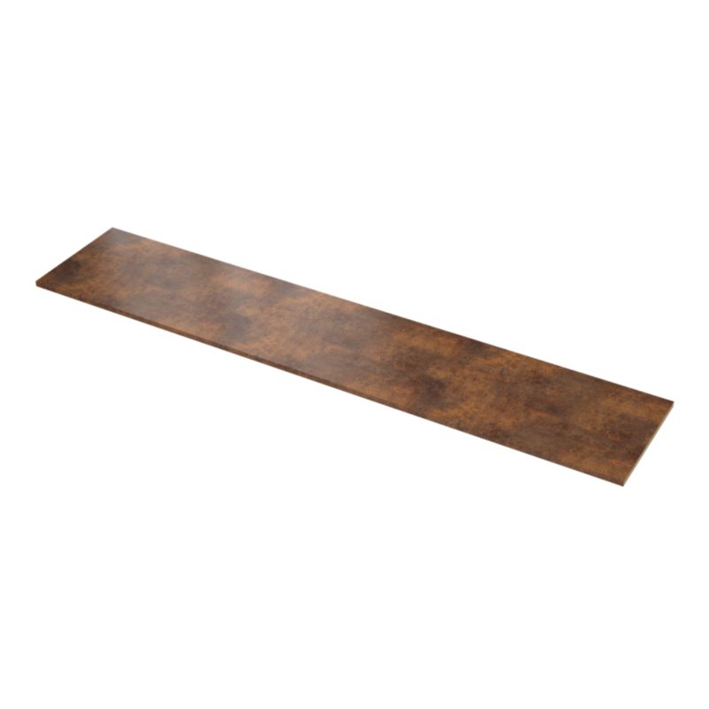 Lamineret bordplade 2,8 x 62 x 300 cm i rustfarve