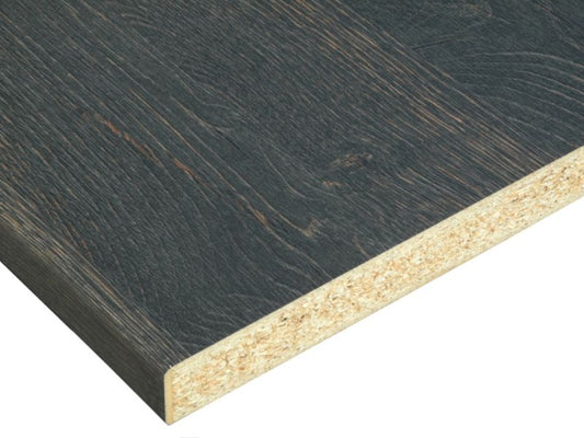Laminatbord 3,8 x 60 x 305 cm brændt eg