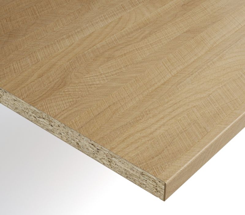 Laminatbord 3,8 x 62 x 305 cm i naturlig sildebensmønster