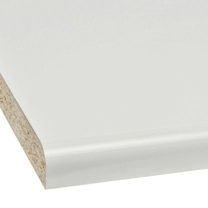 Laminatbordplade Postforming 2,8x60x305 cm Hvid