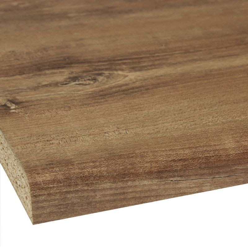 Laminatbord Biuro Styl 2,8 x 62 x 305 cm i farven karaibisk planke 346S