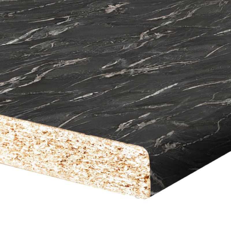 Laminatbord Biuro Styl 3,8 x 62 x 305 cm marmor Loretto 185W