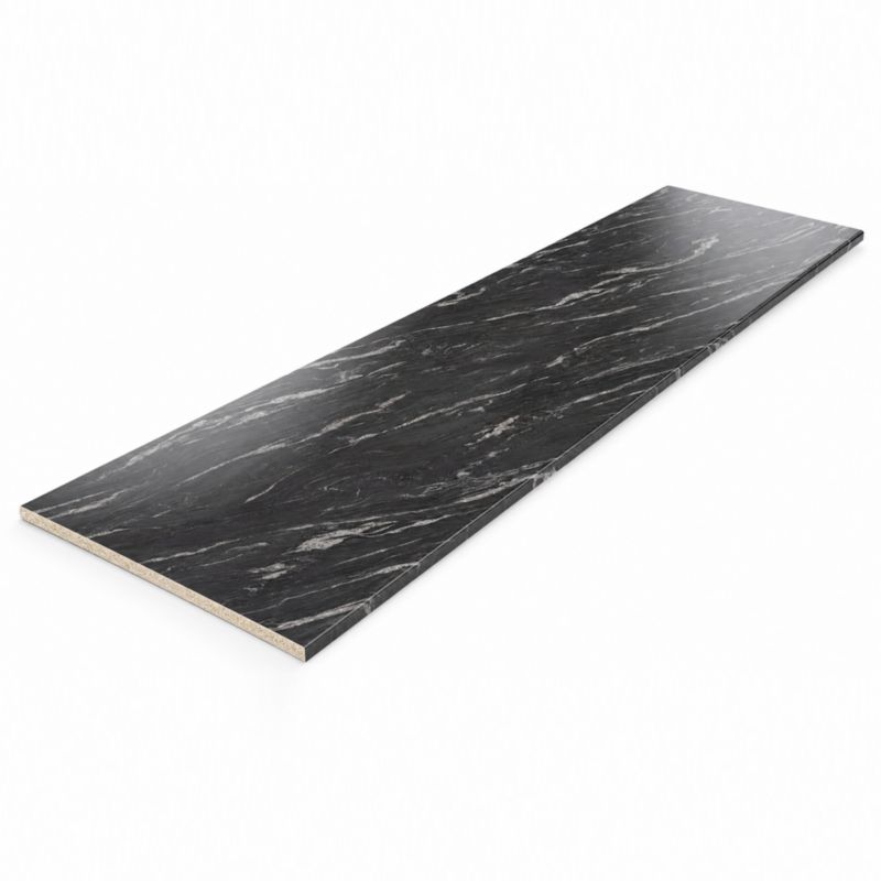 Laminatbordplade Postforming 3,8 x 62 x 305 cm Marmor Loretto 185W