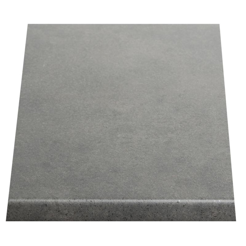 Laminatbordplade Postforming 3,8x62x305 cm Porfido Grafito 135S