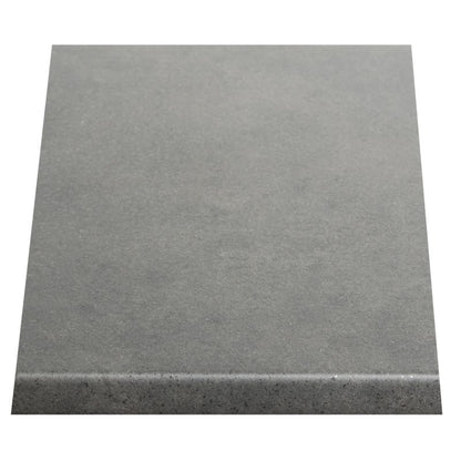 Laminatbordplade Postforming 3,8x62x305 cm Porfido Grafito 135S