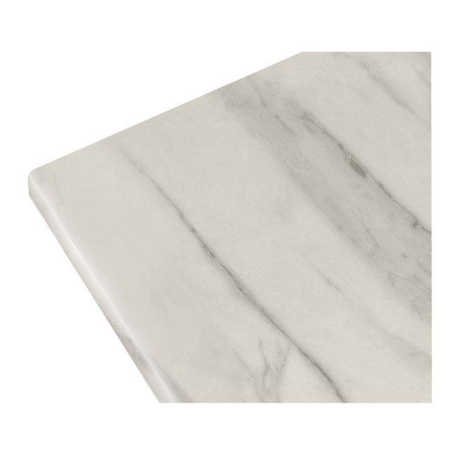GoodHome Algiata laminatbord 2,2 x 62 x 300 cm hvid marmor
