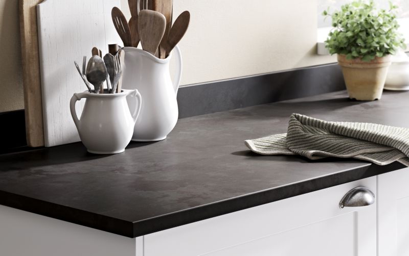 GoodHome Algiata laminatbord 2,2 x 62 x 300 cm skifer