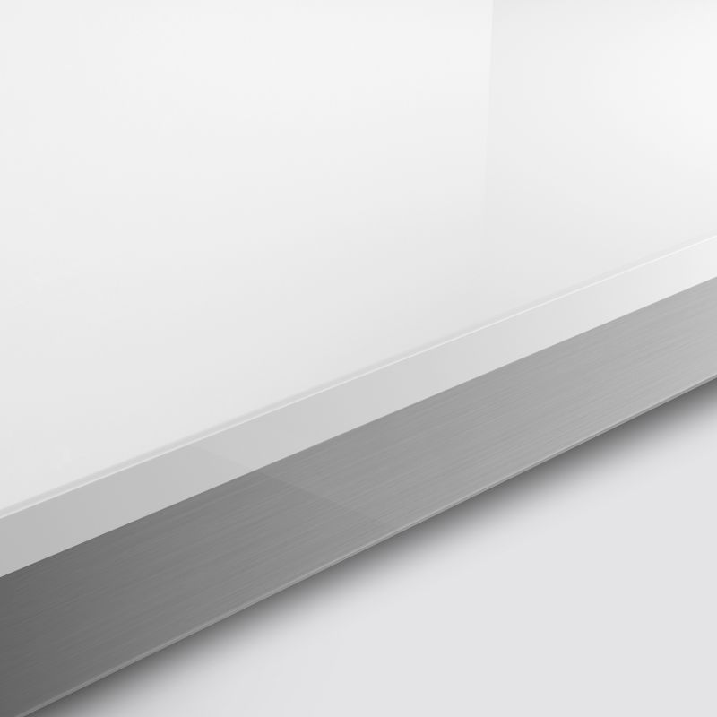 GoodHome Berberis laminatbord 3,8 x 62 x 300 cm hvid højglans