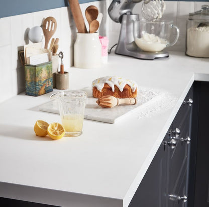 GoodHome Berberis laminatbord 3,8 x 62 x 300 cm hvid supermat