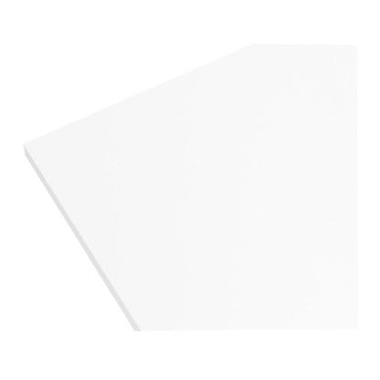 GoodHome Berberis laminatbord 3,8 x 62 x 300 cm hvid supermat