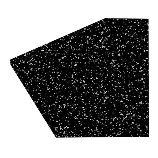 GoodHome Berberis laminatbord 3,8 x 62 x 300 cm i black star