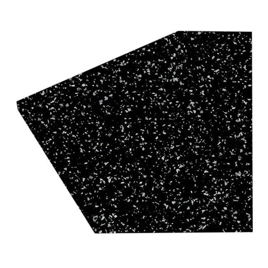 GoodHome Berberis laminatbord 3,8 x 62 x 300 cm i black star