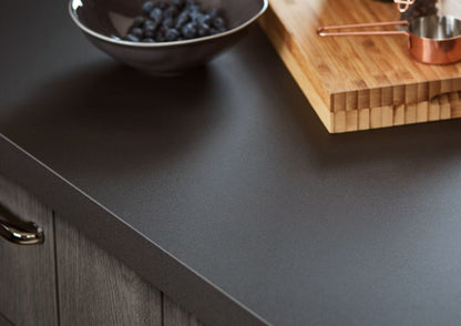 GoodHome Berberis laminatbord 3,8 x 62 x 300 cm supermat sort