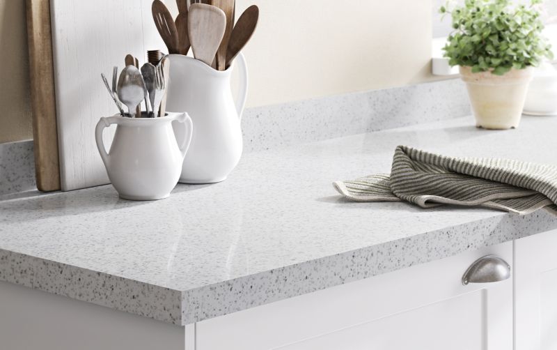 GoodHome Berberis laminatbord 3,8 x 62 x 300 cm white star