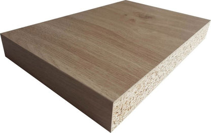 GoodHome Eureka laminatbord 3,8 x 62 x 300 cm i egetræ