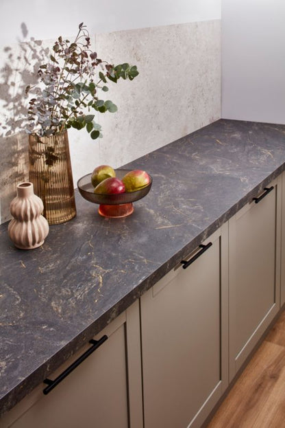 Laminatbordplade Neutral Marble Gold 38x620x3000 mm