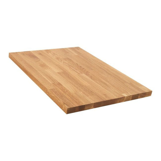 Badeværelsesbordplade 120,5 x 46 x 2,7 cm i eg