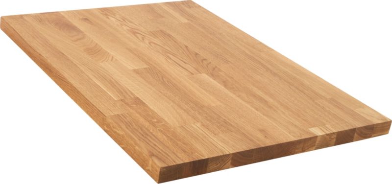Badeværelsesbordplade 60,5 x 46 x 2,7 cm i eg