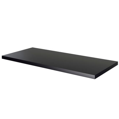 Badeværelsesbordplade Cadelia 100 x 45,5 cm Sort Mat