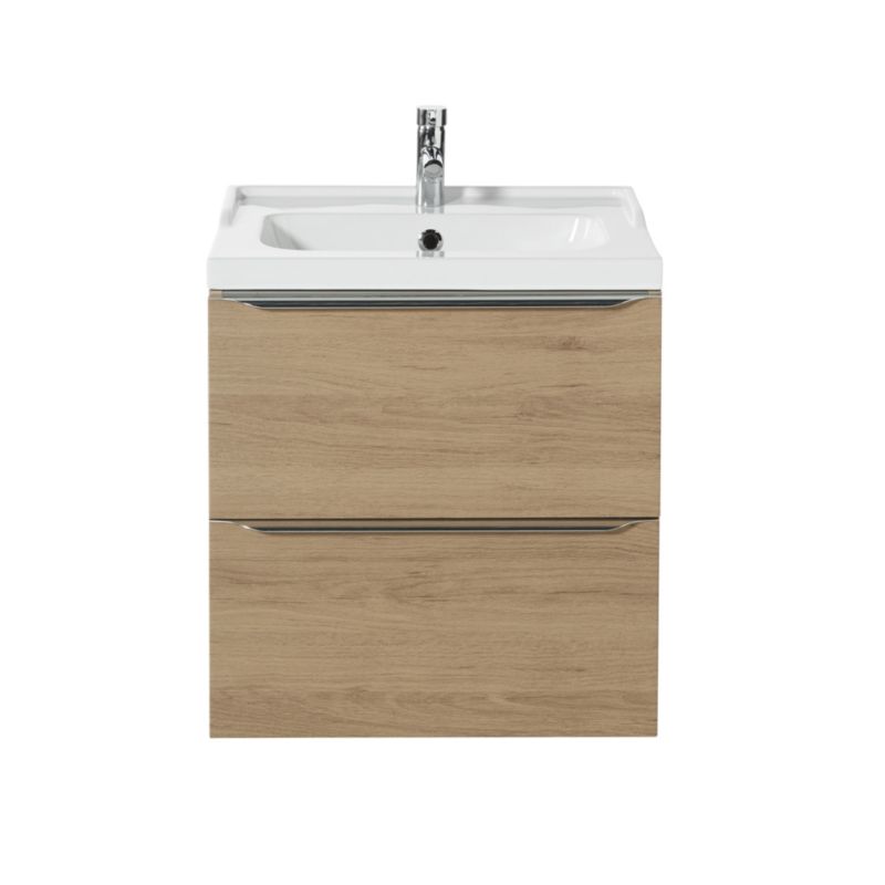 Cadelia badeværelsesbordplade 60 x 45,5 cm mat sort