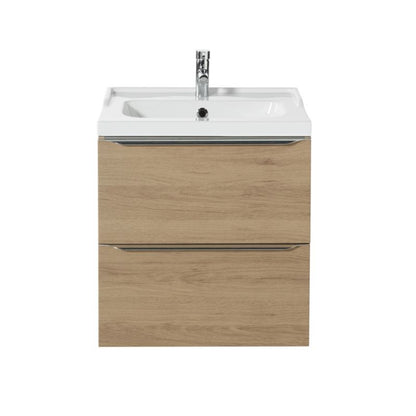 Cadelia badeværelsesbordplade 60 x 45,5 cm mat sort