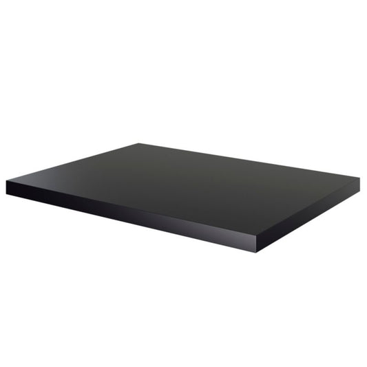 Cadelia badeværelsesbordplade 60 x 45,5 cm mat sort