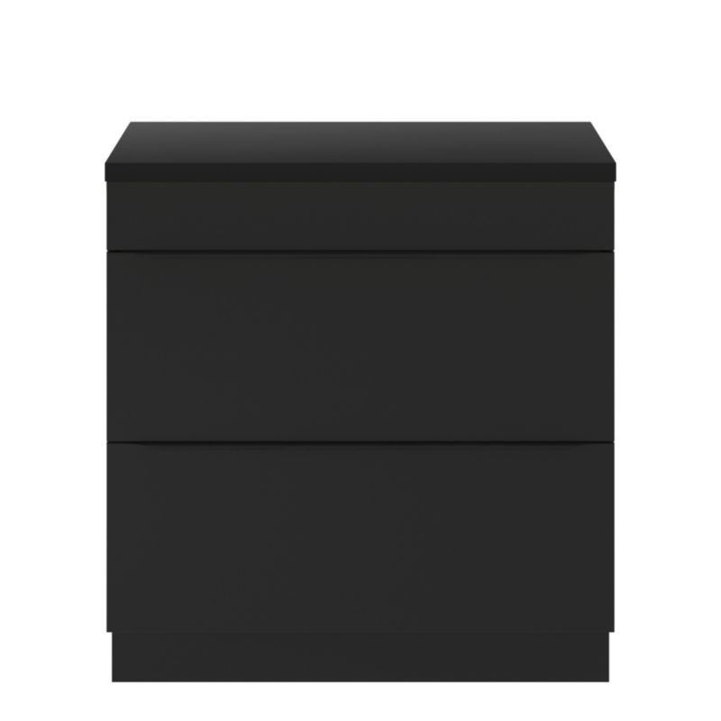 Badeværelsesbordplade Cadelia 80 x 45,5 cm Sort