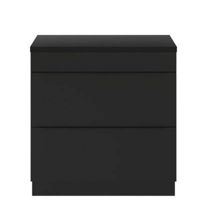 Badeværelsesbordplade Cadelia 80 x 45,5 cm Sort