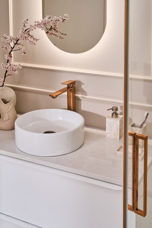 Badeværelsesbordplade Carrara 100,4x45,3x2 cm Hvid/Grå | 5904003959707