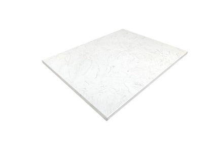 Badeværelsesbordplade Carrara 100,4x45,3x2 cm Hvid/Grå | 5904003959707