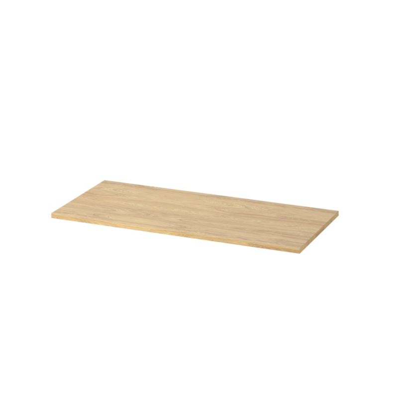 Badeværelsesbordplade Mille 100 x 45 cm Eg Brun Mat
