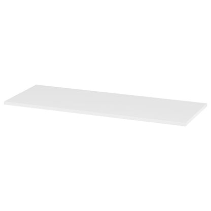 Cersanit universalt badeværelsesbordplade 120 x 45 cm mat hvid