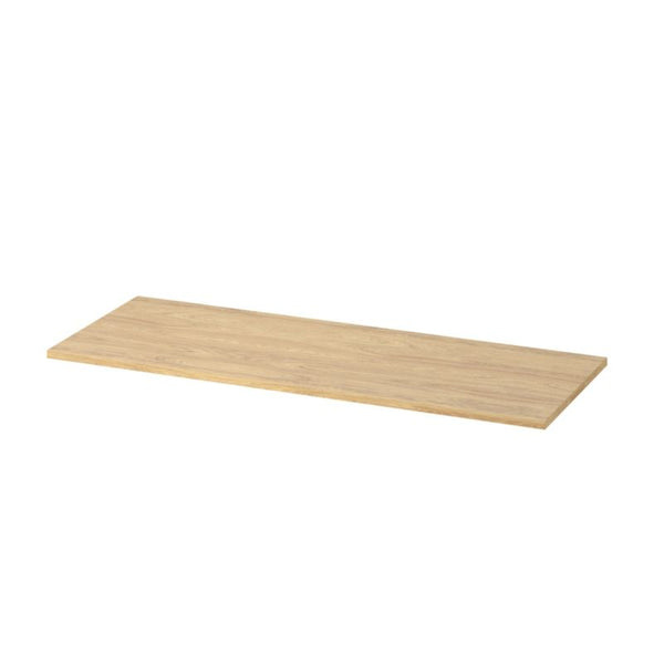 Badeværelsesbordplade Mille 120 x 45 cm Eg Brun Mat
