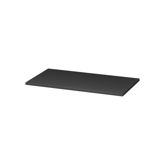 Cersanit universalt badeværelsesbordplade 80 x 45 cm mat sort